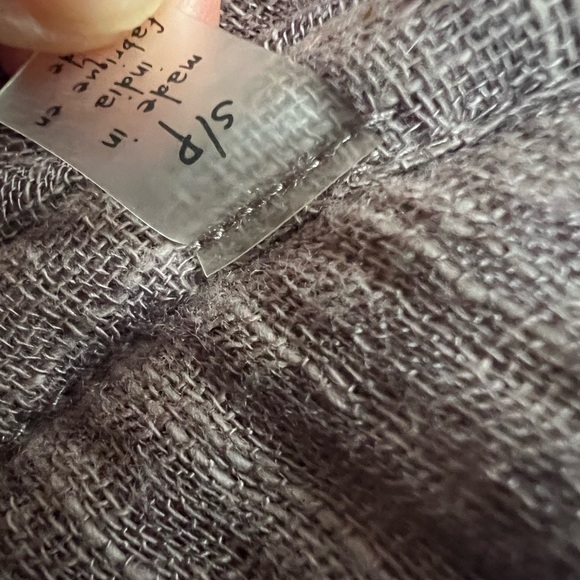 Free People, gray fluffy coat. - Picture 4 of 5